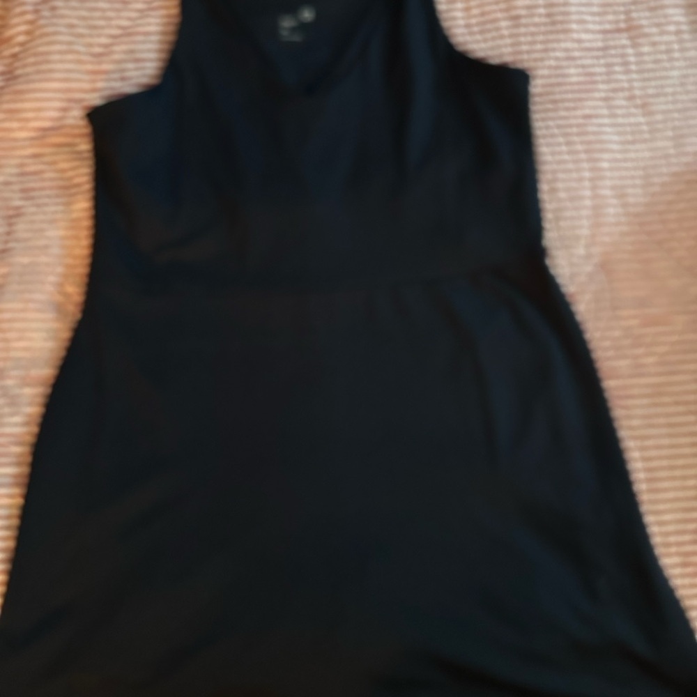 GAPFit Bkack Tank Dress with shorts Sz XL - Picture 4 of 5